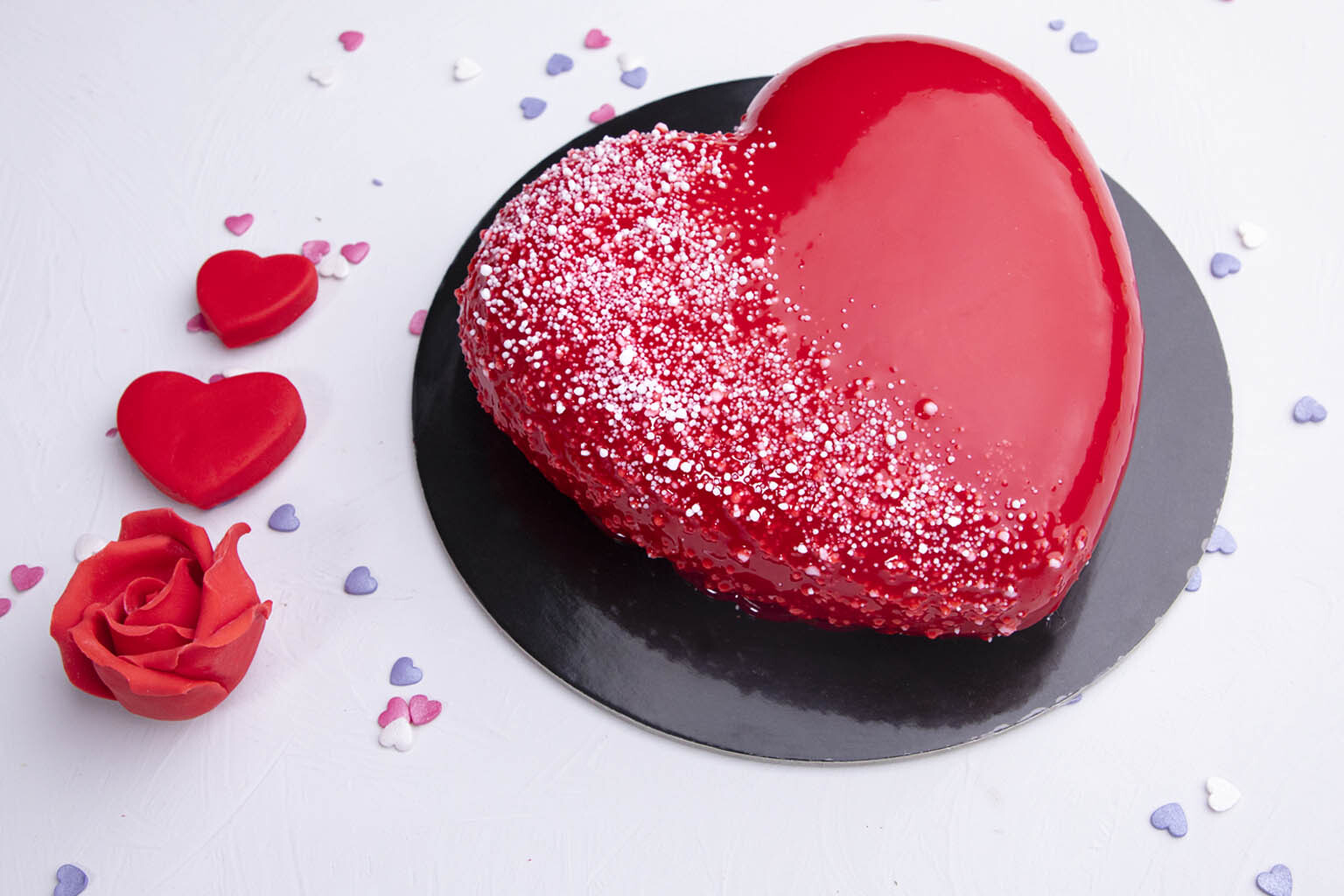 Romantic Rose Cake - Send or Share this Valentine's Day-mncb.edu.vn